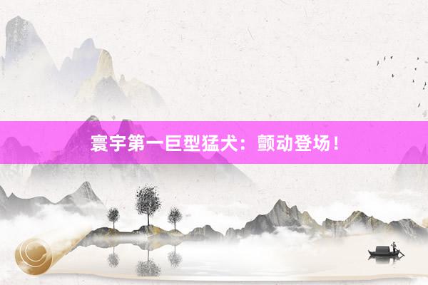 寰宇第一巨型猛犬：颤动登场！